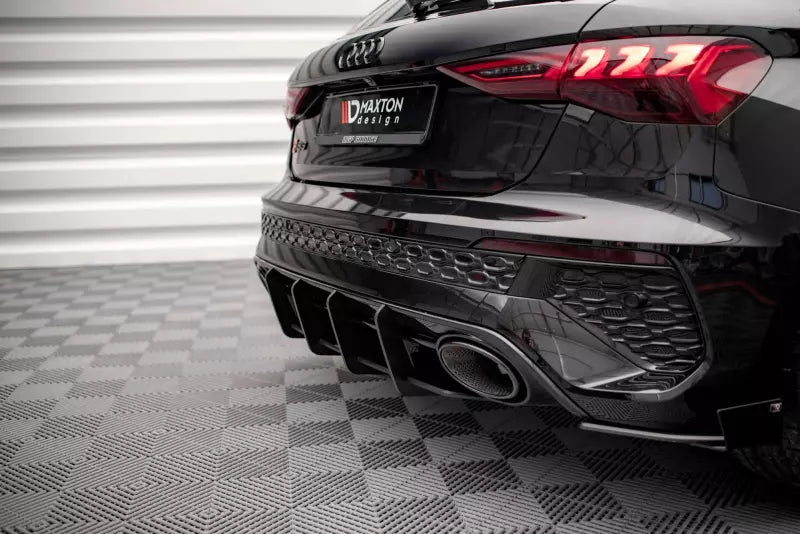 Maxton Design Street Pro Heckdiffusor für Audi RS3 Sportback 8Y Schwarz – Ansicht 2