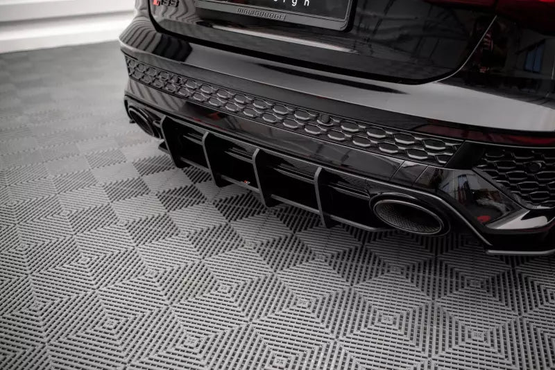 Maxton Design Street Pro Heckdiffusor für Audi RS3 Sportback 8Y Schwarz – Ansicht 3