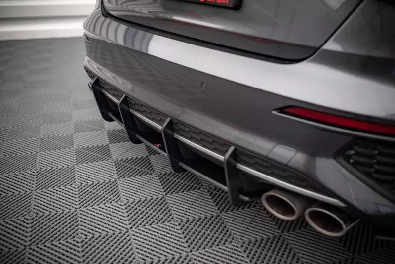 Maxton Design Street Pro Heckdiffusor für Audi S3 Limousine 8Y Schwarz – Ansicht 3