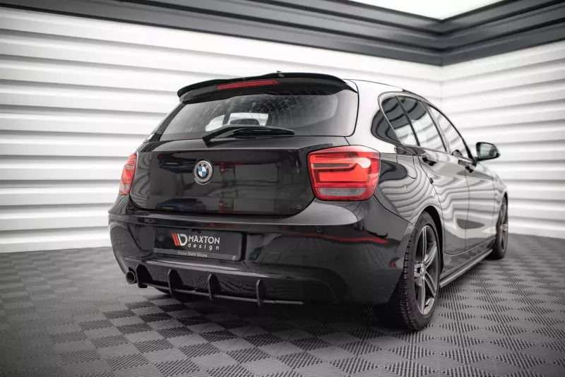 Maxton Design Street Pro Heckdiffusor für BMW 1er F20 Schwarz – Ansicht 1