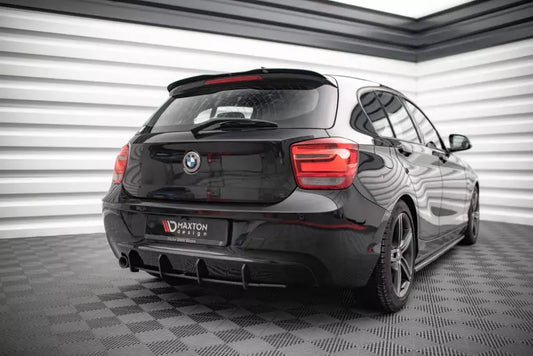 Maxton Design Street Pro Heckdiffusor für BMW 1er F20 Schwarz – Ansicht 1