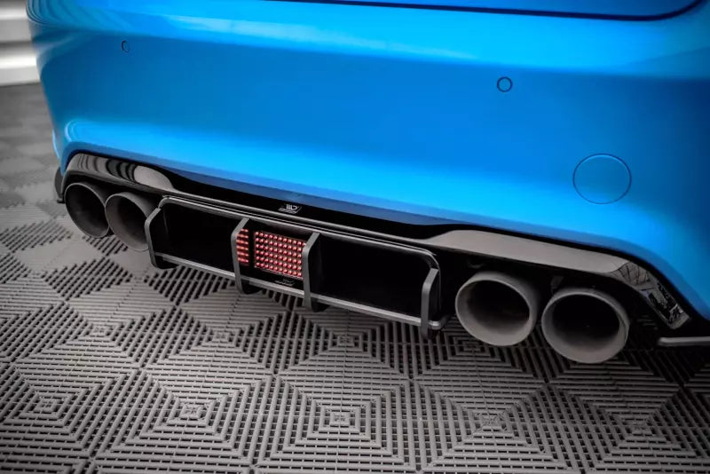Maxton Design Street Pro Heckdiffusor V.2 für BMW M2 F87 matt schwarz – Ansicht 2