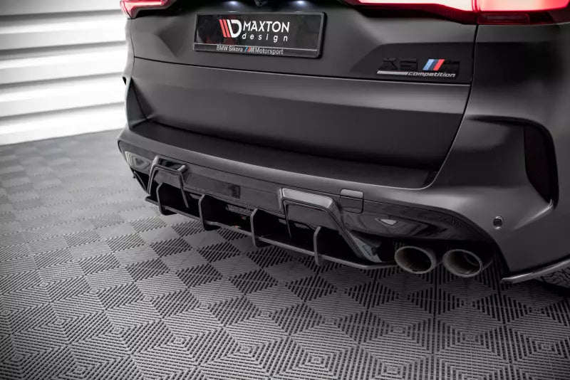 Maxton Design Street Pro Heckdiffusor für BMW X5M F95 Schwarz – Ansicht 1