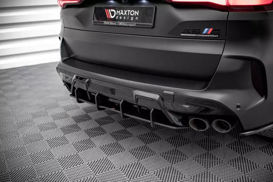 Maxton Design Street Pro Heckdiffusor für BMW X5M F95 Schwarz – Ansicht 1