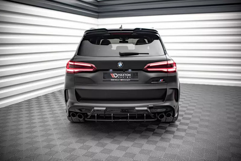 Maxton Design Street Pro Heckdiffusor für BMW X5M F95 Schwarz – Ansicht 2