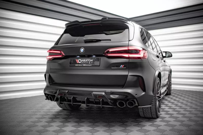 Maxton Design Street Pro Heckdiffusor für BMW X5M F95 Schwarz – Ansicht 3