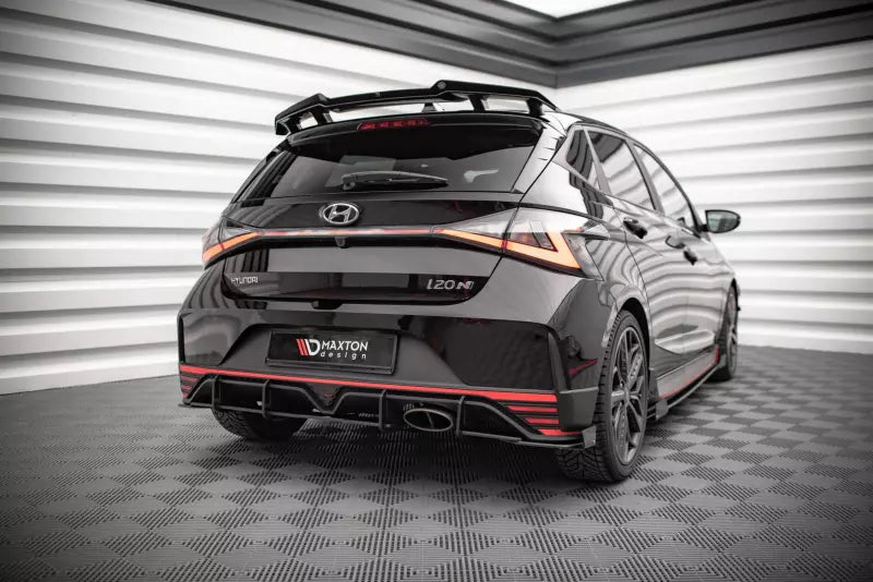 Maxton Design Street Pro Heckdiffusor für Hyundai I20 N Mk3 Schwarz – Ansicht 1