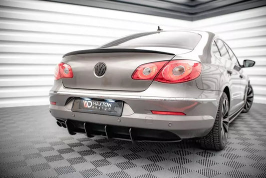 Maxton Design Street Pro Heckdiffusor für VW Passat CC Schwarz – Ansicht 1