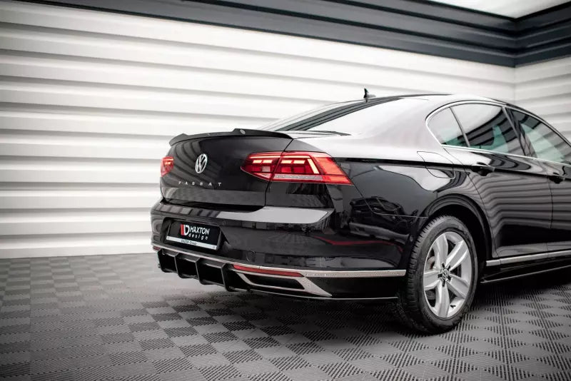 Maxton Design Street Pro Heckdiffusor für Volkwagen Passat B8 Facelift Schwarz – Ansicht 3