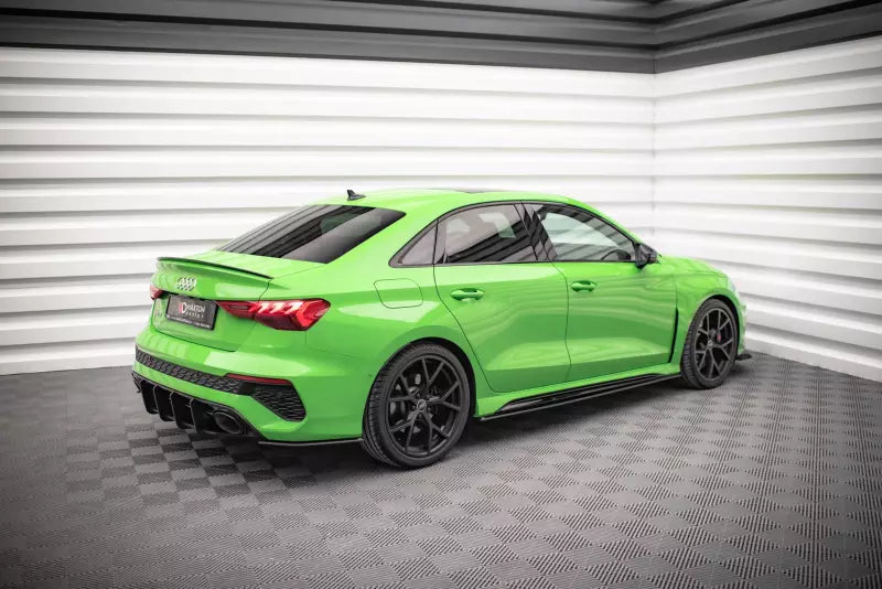 Maxton Design Street Pro Seitenschweller (Paar) für Audi RS3 Sportback 8Y matt schwarz – Ansicht 2