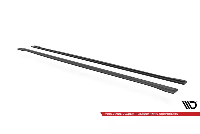 Maxton Design Street Pro Seitenschweller (Paar) für BMW M2 F87 matt schwarz – Ansicht 4