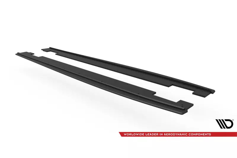 Maxton Design Street Pro Seitenschweller (Paar) für Hyundai I20 N Mk3 matt schwarz – Ansicht 4