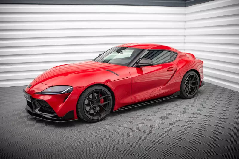 Maxton Design Street Pro Seitenschweller (Paar) für Toyota Supra Mk5 matt schwarz – Ansicht 2