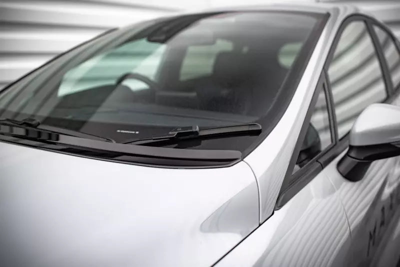 Maxton Design Motorhaubenverlängerung für Ford Fiesta Standard/ ST-Line/ ST Hochglanz schwarz – Ansicht 3