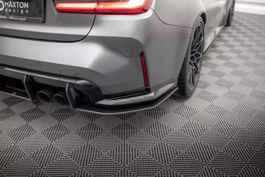 Maxton Design Street Pro Diffusor Flaps für BMW M3 G80 matt schwarz – Ansicht 1