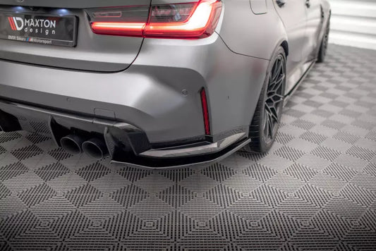 Maxton Design Diffusor Flaps V.2 für BMW M3 G80 / G81 Hochglanz schwarz – Ansicht 1