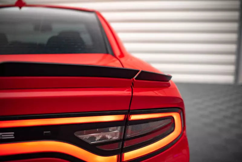 Maxton Design Heckspoiler Lippe für Dodge Charger RT Mk7 Facelift Hochglanz schwarz – Ansicht 2