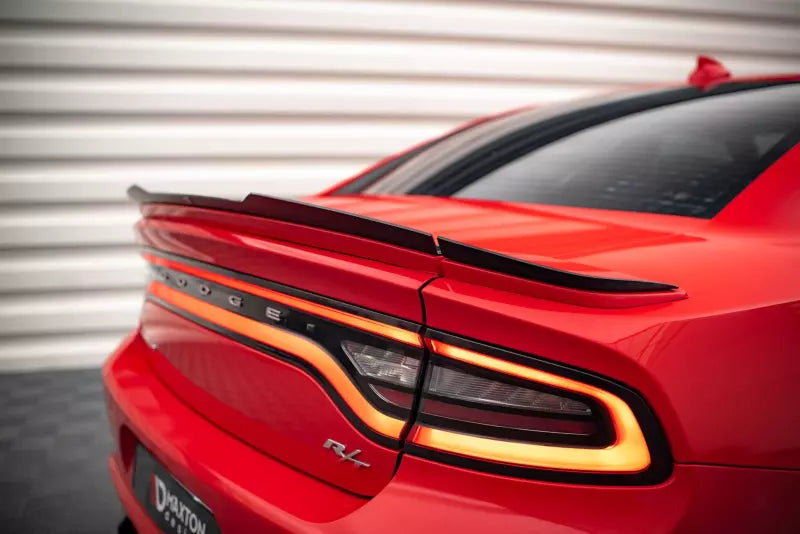 Maxton Design Heckspoiler Lippe für Dodge Charger RT Mk7 Facelift Hochglanz schwarz – Ansicht 3