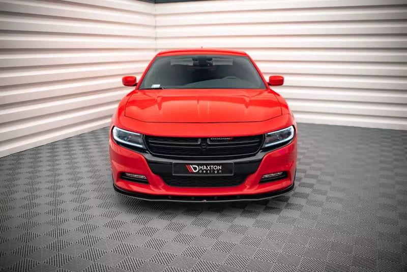 Maxton Design Street Pro Frontlippe für Dodge Charger RT Mk7 Facelift schwarz – Ansicht 2