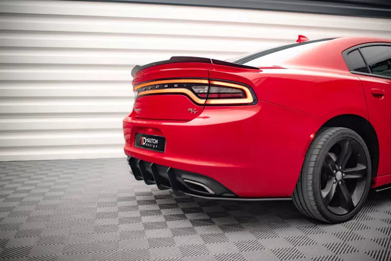 Maxton Design Street Pro Heckdiffusor für Dodge Charger RT Mk7 Facelift Schwarz – Ansicht 3