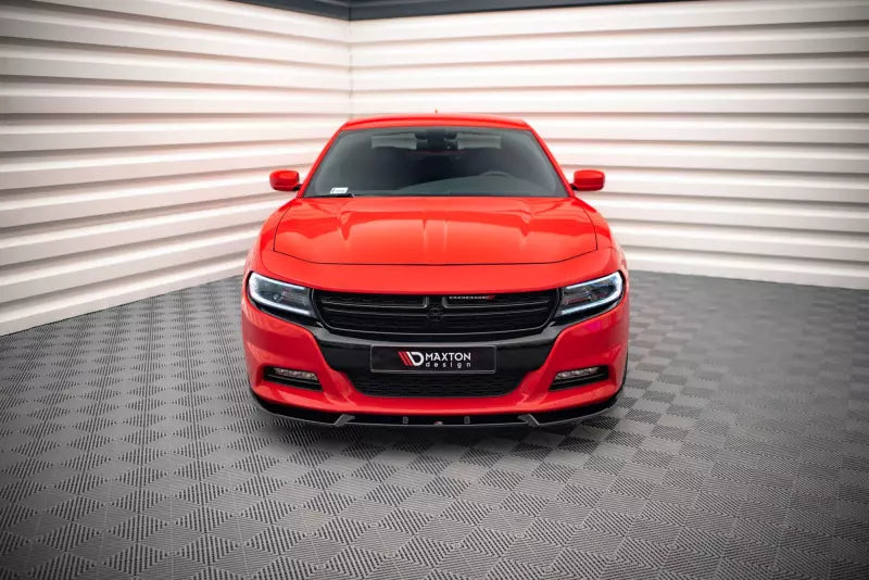 Maxton Design Frontlippe V.1 für Dodge Charger RT Mk7 Facelift Hochglanz schwarz – Ansicht 2
