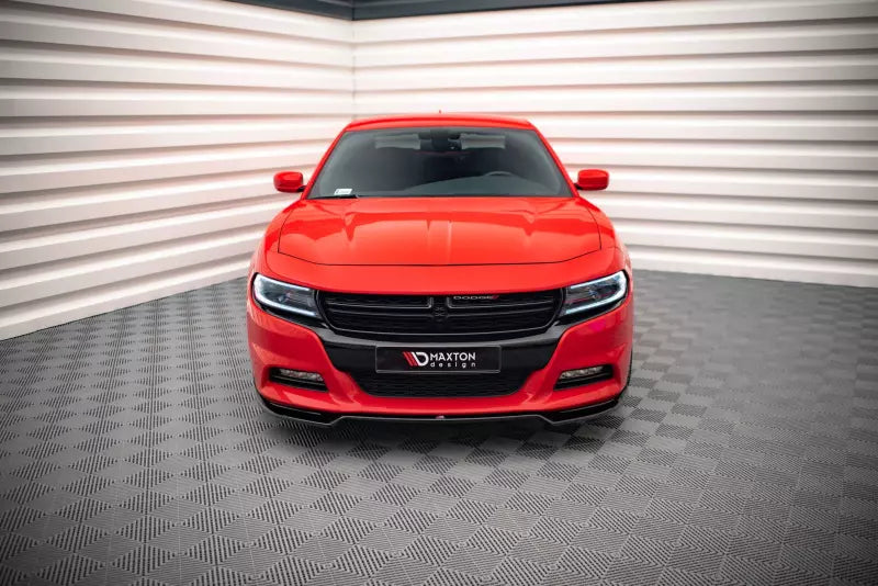 Maxton Design Frontlippe V.2 für Dodge Charger RT Mk7 Facelift Hochglanz schwarz – Ansicht 2