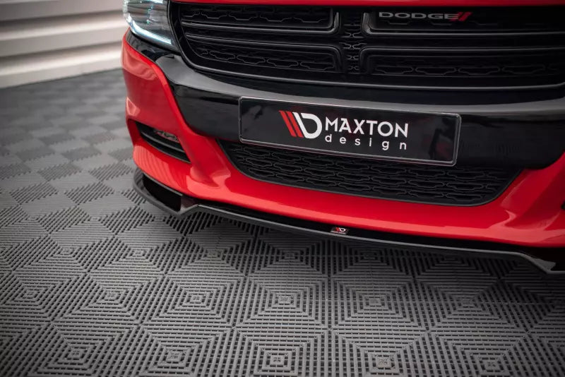 Maxton Design Frontlippe V.2 für Dodge Charger RT Mk7 Facelift Hochglanz schwarz – Ansicht 3