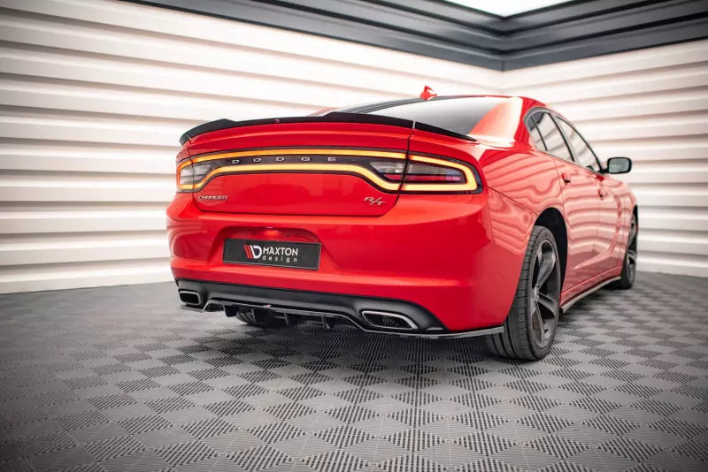 Maxton Design Heckdiffusor DTM Look für Dodge Charger RT Mk7 Facelift Hochglanz schwarz – Ansicht 3