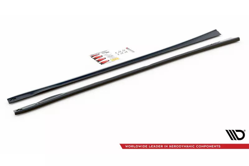 Maxton Design Seitenschweller (Paar) für Dodge Charger RT Mk7 Facelift Hochglanz schwarz – Ansicht 4
