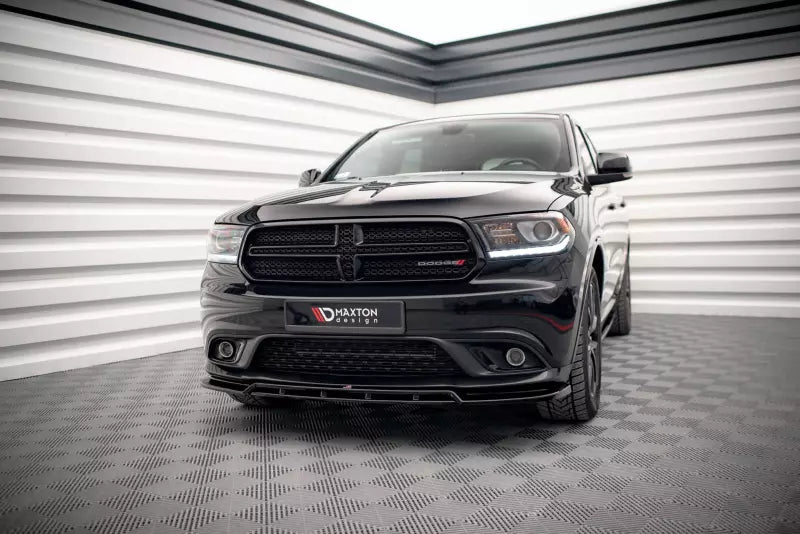 Maxton Design Frontlippe V.2 für Dodge Durango RT Mk3 Hochglanz schwarz – Ansicht 1