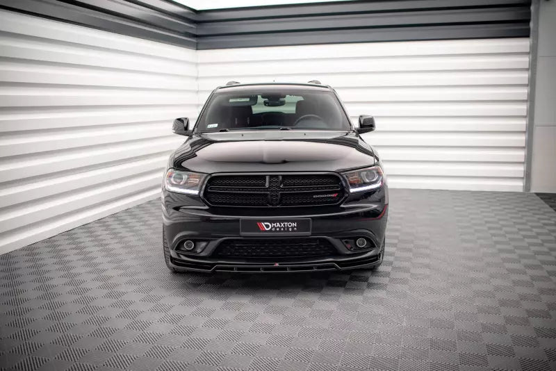 Maxton Design Frontlippe V.2 für Dodge Durango RT Mk3 Hochglanz schwarz – Ansicht 2