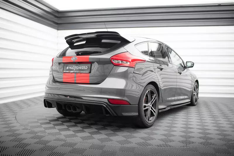 Maxton Design Heckdiffusor für Ford Focus ST Mk3 FL (RS-Look) Hochglanz schwarz – Ansicht 1
