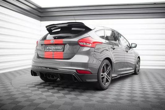 Maxton Design Heckdiffusor für Ford Focus ST Mk3 FL (RS-Look) Hochglanz schwarz – Ansicht 1