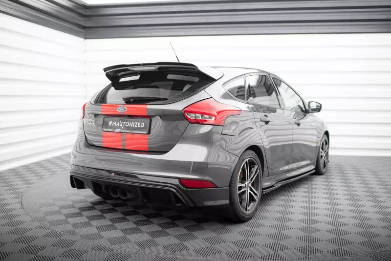 Maxton Design Heckdiffusor für Ford Focus ST Mk3 FL (RS-Look) Hochglanz schwarz – Ansicht 2
