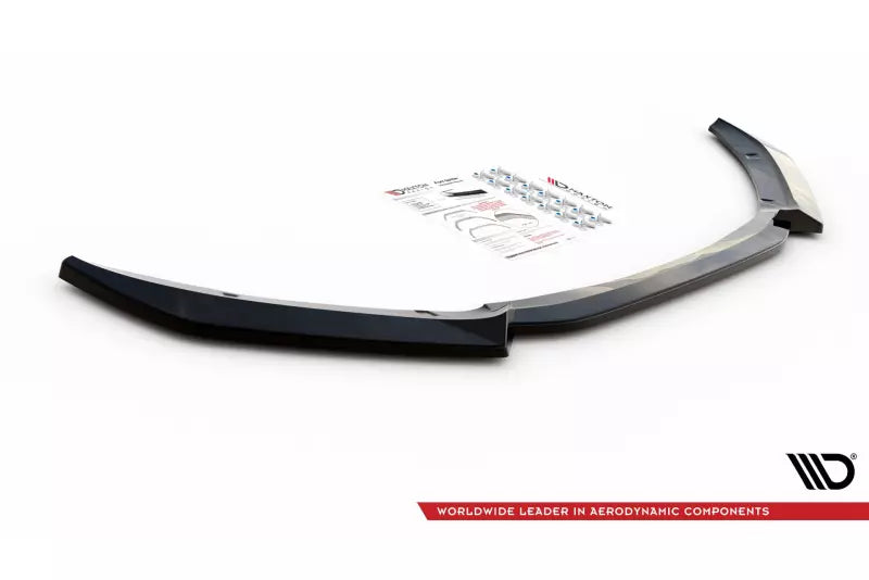 Maxton Design Frontlippe V.2 für Jaguar XF R-Sport Mk2 Hochglanz schwarz – Ansicht 4