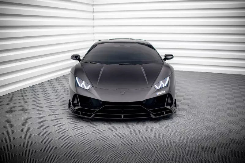 Maxton Design Frontlippe für Lamborghini Huracan EVO Hochglanz schwarz – Ansicht 2