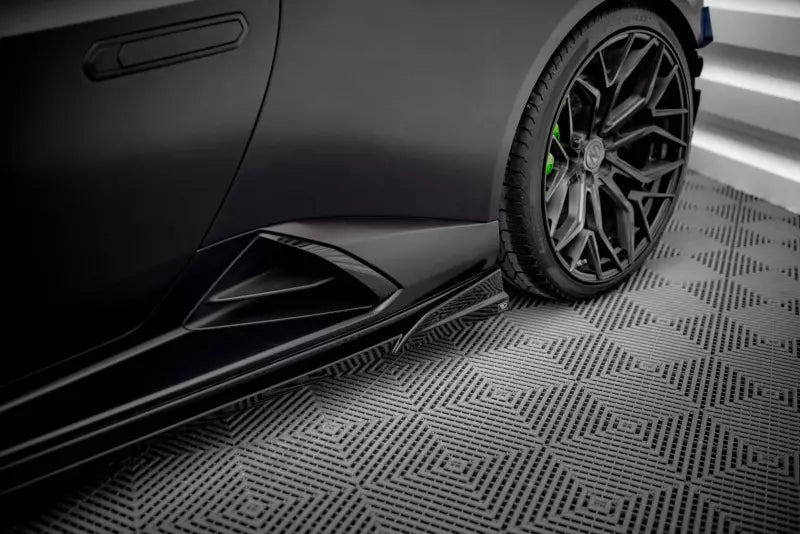 Maxton Design Seitenschweller (Paar) für Lamborghini Huracan EVO Hochglanz schwarz – Ansicht 2
