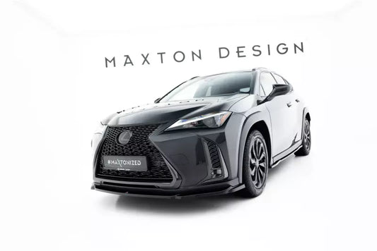 Maxton Design Frontlippe für Lexus UX Mk1 Hochglanz schwarz – Ansicht 1