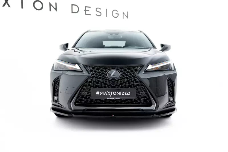 Maxton Design Frontlippe für Lexus UX Mk1 Hochglanz schwarz – Ansicht 2