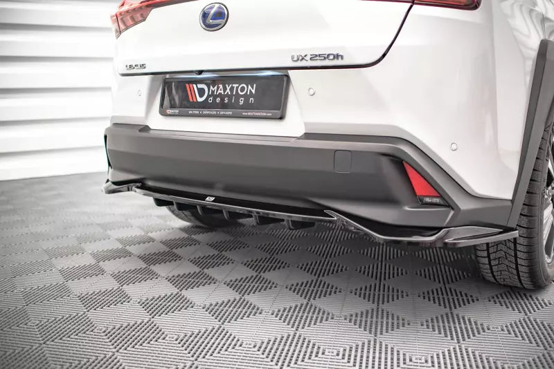 Maxton Design Heckdiffusor DTM Look für Lexus UX Mk1 Hochglanz schwarz – Ansicht 1