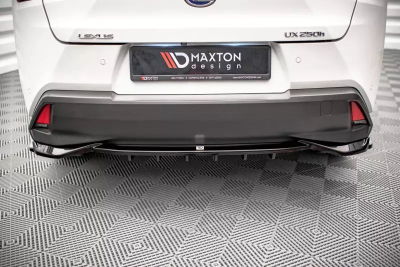 Maxton Design Heckdiffusor DTM Look für Lexus UX Mk1 Hochglanz schwarz – Ansicht 3