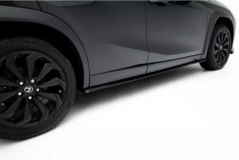 Maxton Design Seitenschweller (Paar) für Lexus UX Mk1 Hochglanz schwarz – Ansicht 2