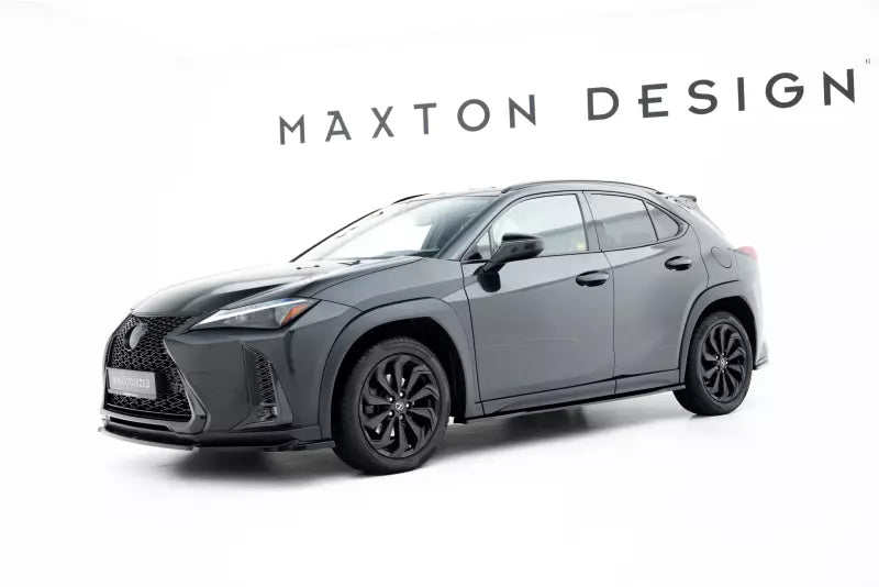 Maxton Design Seitenschweller (Paar) für Lexus UX Mk1 Hochglanz schwarz – Ansicht 3