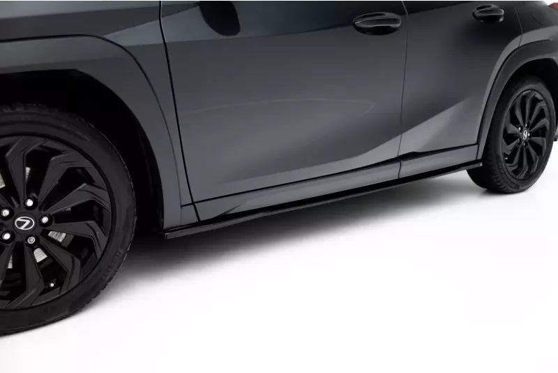 Maxton Design Seitenschweller (Paar) für Lexus UX Mk1 Hochglanz schwarz – Ansicht 4