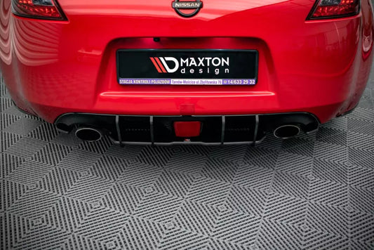 Maxton Design Street Pro Heckdiffusor für Nissan 370Z Facelift Schwarz – Ansicht 1