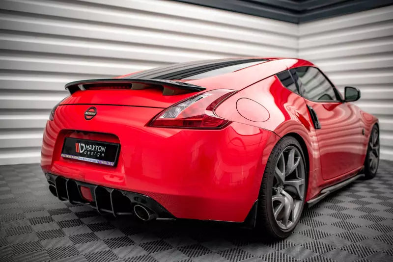 Maxton Design Street Pro Heckdiffusor für Nissan 370Z Facelift Schwarz – Ansicht 3