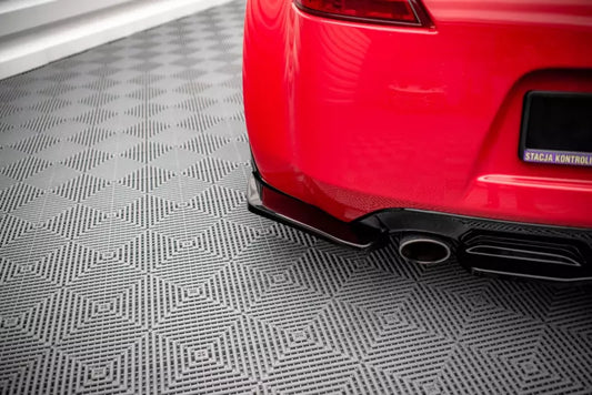 Maxton Design Diffusor Flaps für Nissan 370Z Facelift Hochglanz schwarz – Ansicht 1