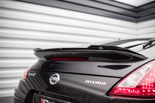 Maxton Design Heckspoiler Lippe für Nissan 370Z Nismo Facelift Hochglanz schwarz – Ansicht 1