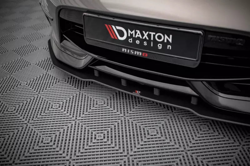 Maxton Design Street Pro Frontlippe für Nissan 370Z Nismo Facelift schwarz – Ansicht 3