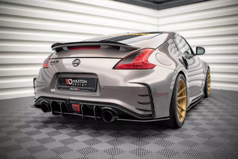Maxton Design Street Pro Heckdiffusor für Nissan 370Z Nismo Facelift Schwarz – Ansicht 1
